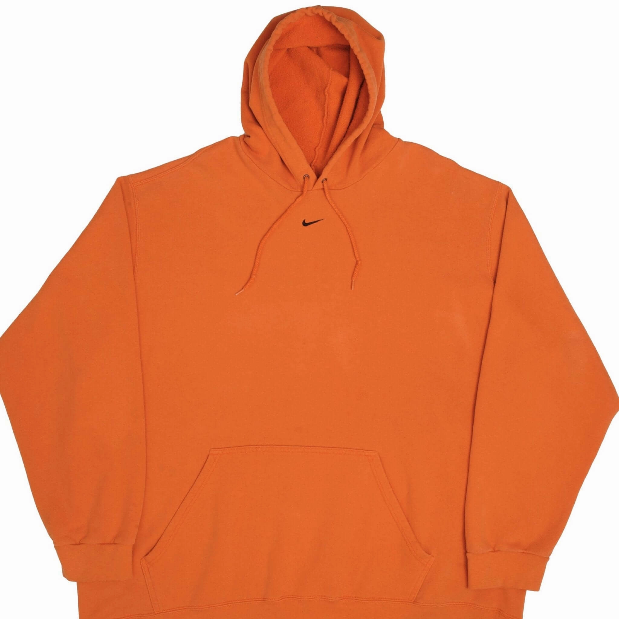 Drawstring Essential Relaxed VINTAGE NIKE CENTER SWOOSH ORANGE TRAVIS SCOTT HOODIE 2000S 3XL