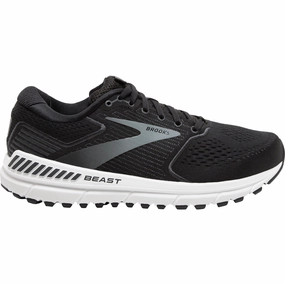 Brooks Beast 20 WIDE FIT Mens Running Shoes - Black Technology-rich feature concrete running shoes