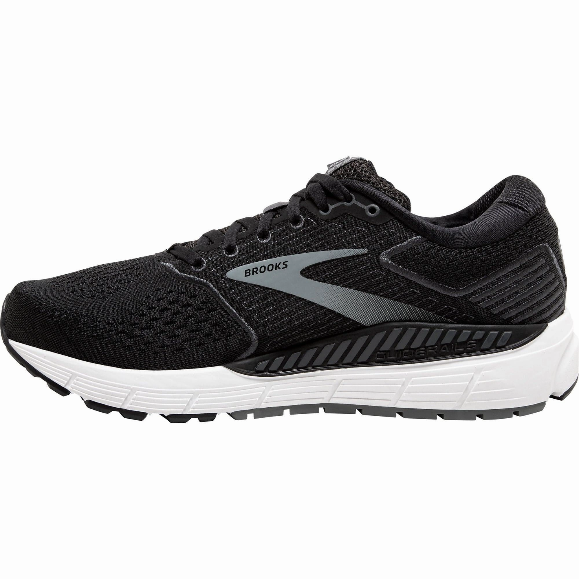 Brooks Beast 20 WIDE FIT Mens Running Shoes - Black balance and coordination running shoe help slow running shoe efficiency