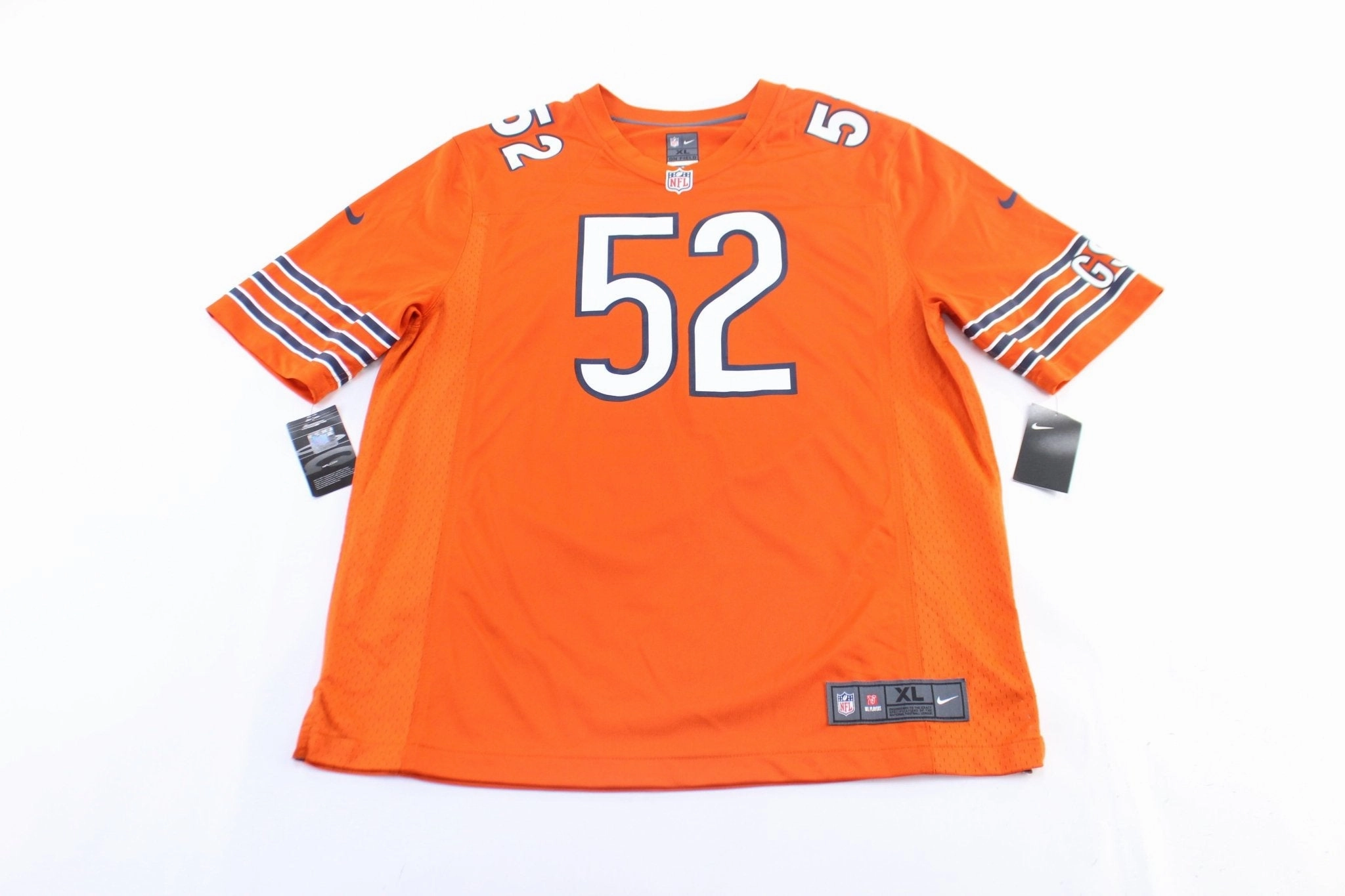 Double Stitched Edges Deadstock Nike Logo Chicago Bears Khalil Mack Football Jersey