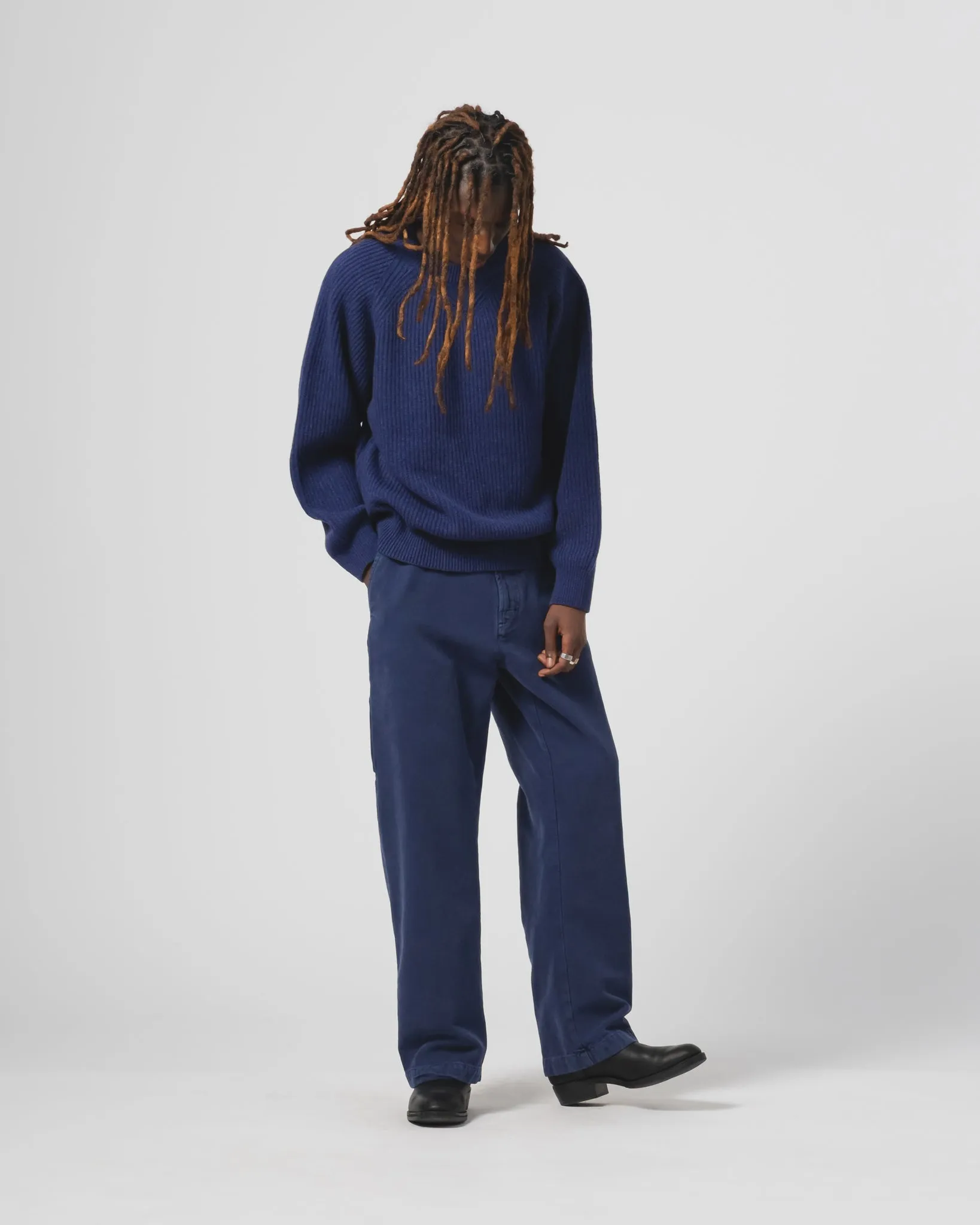 Comfort Control Oakland Chino Canvas Indigo Blue