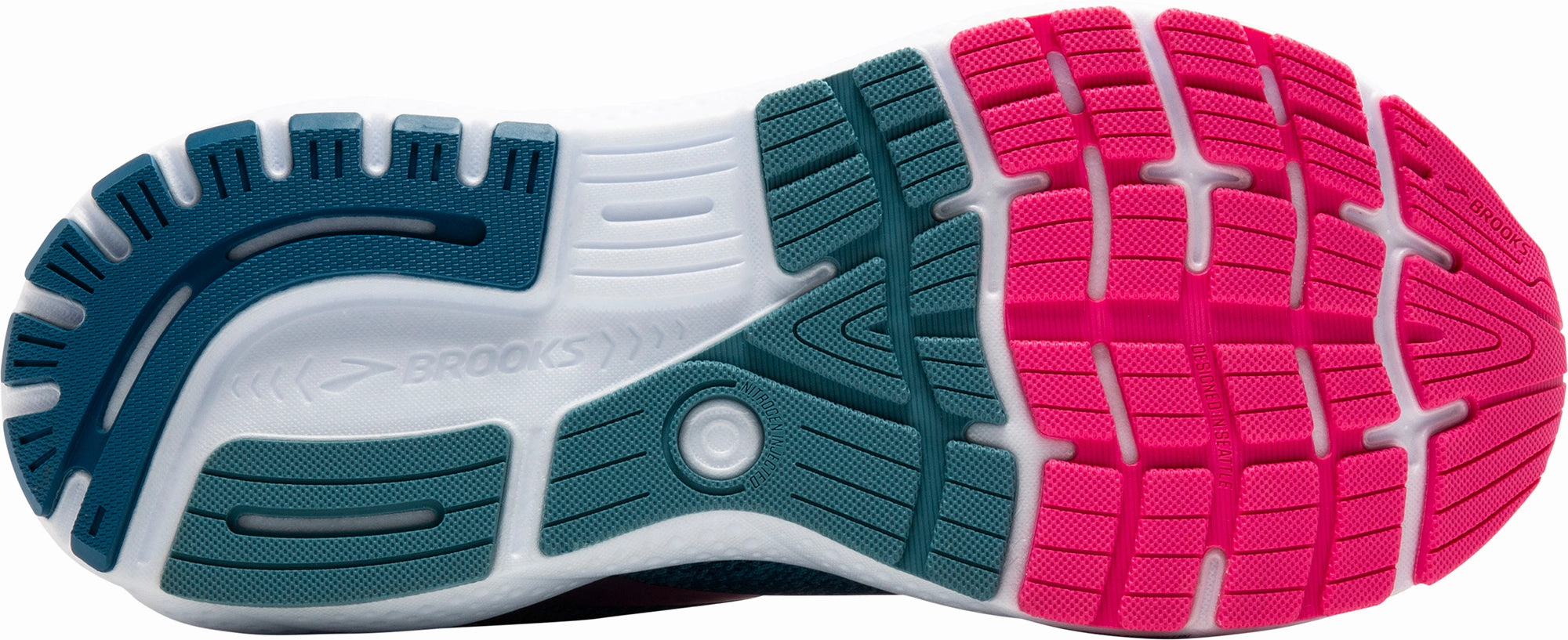 Brooks Ghost 16 GORE-TEX Womens Running Shoes - Blue flexible leather shoes