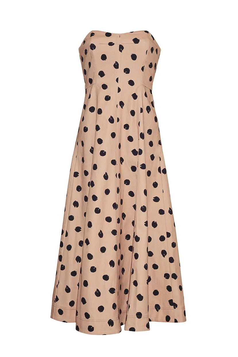 Aisha Dress Feminine Line Straight-Cut