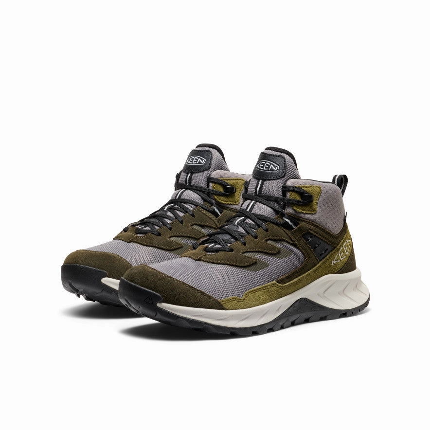 Men's Hightrail Waterproof Hiking Boot  |  Steel Grey/Forest Night All terrain All Purpose