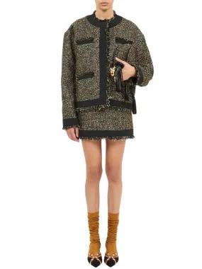 Carmella Tweed Coat in Tapestry Announce