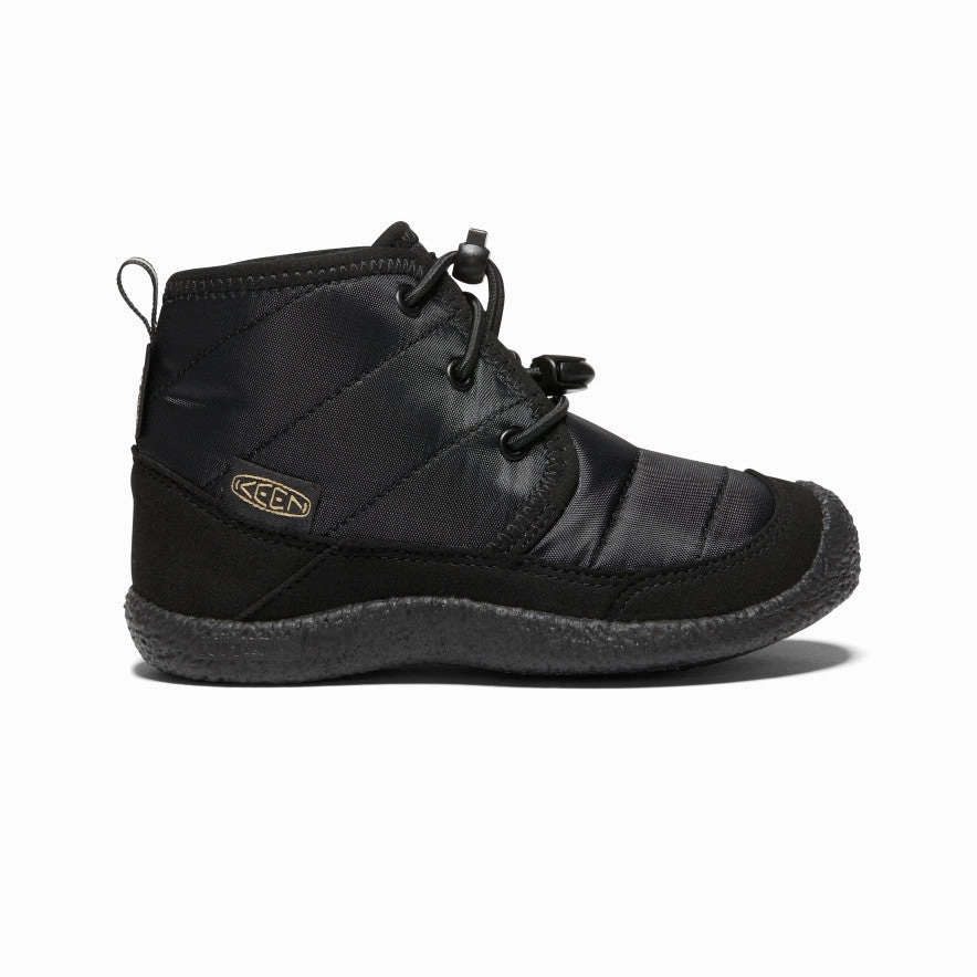 Breath Tech Festival Style Little Kids' Howser II Waterproof Chukka  |  Black/Black