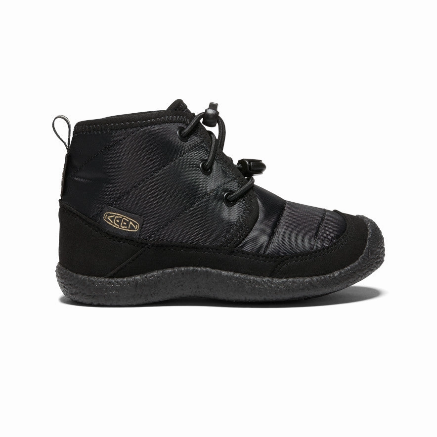 Little Kids' Howser II Waterproof Chukka  |  Black/Black Basic Style Gentle Feel