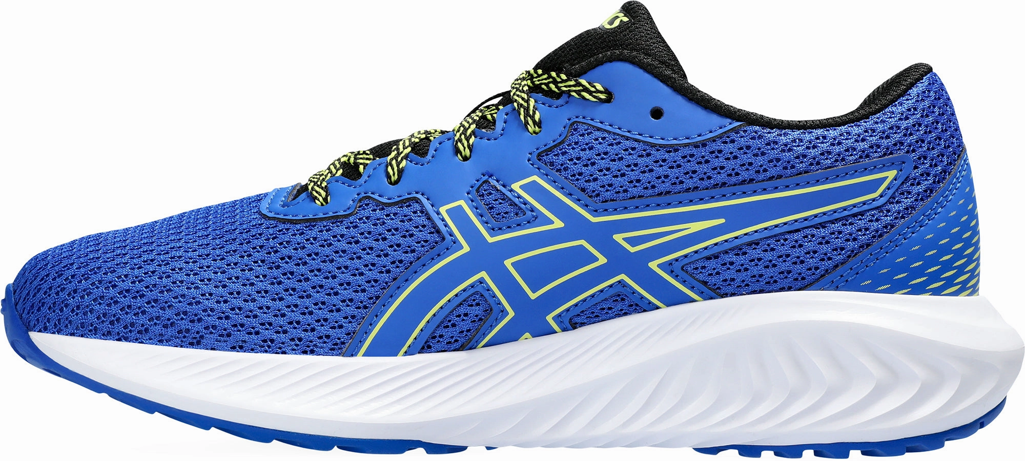 Asics Gel Excite 10 GS Junior Running Shoes - Blue Airflow Mesh Panels Anti Blister Lining