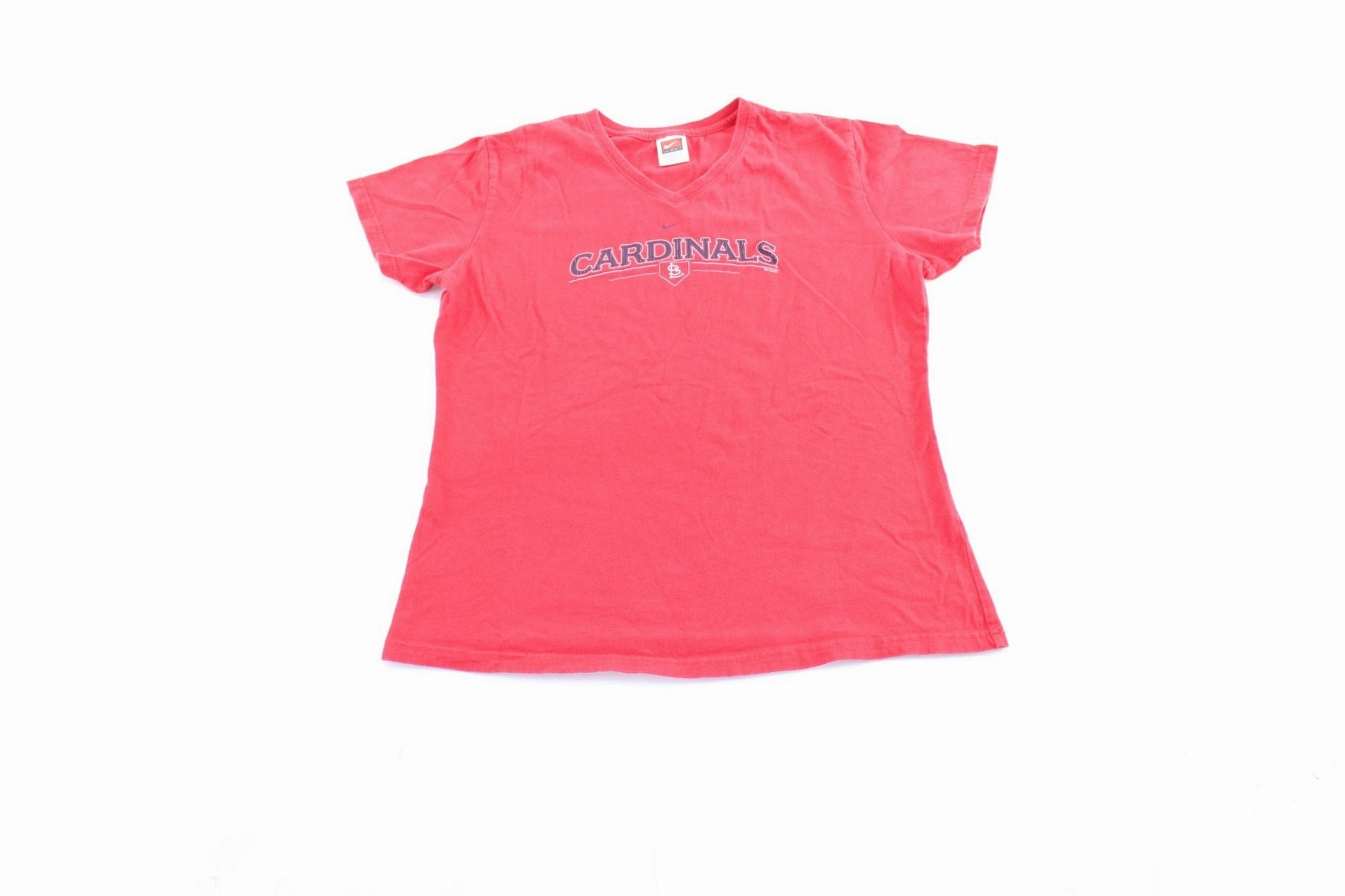 Smart Casual Classic Color Women's Y2K Nike Logo St. Louis Cardinals T-Shirt