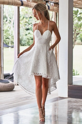 Inner Glow Lounge Mood Marilyn Dress - White