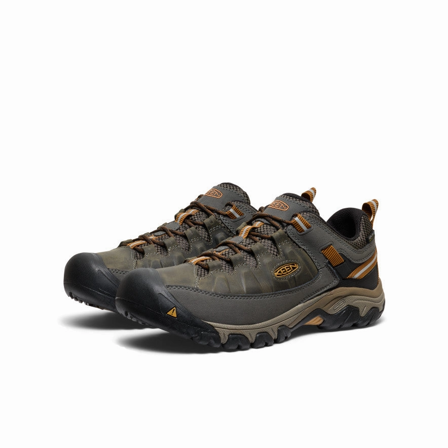 Men's Targhee III Waterproof  |  Black Olive/Golden Brown Heel Stabilization Comfortable Padding