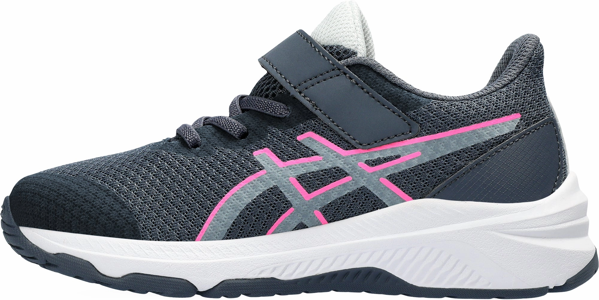 Asics GT 1000 12 PS Junior Running Shoes - Grey Flex Grip moisture - wicking footwear