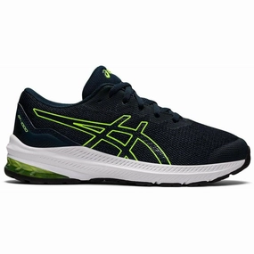 Asics GT 1000 11 GS Junior Running Shoes - Blue running in a bog area shoes athletic clubs