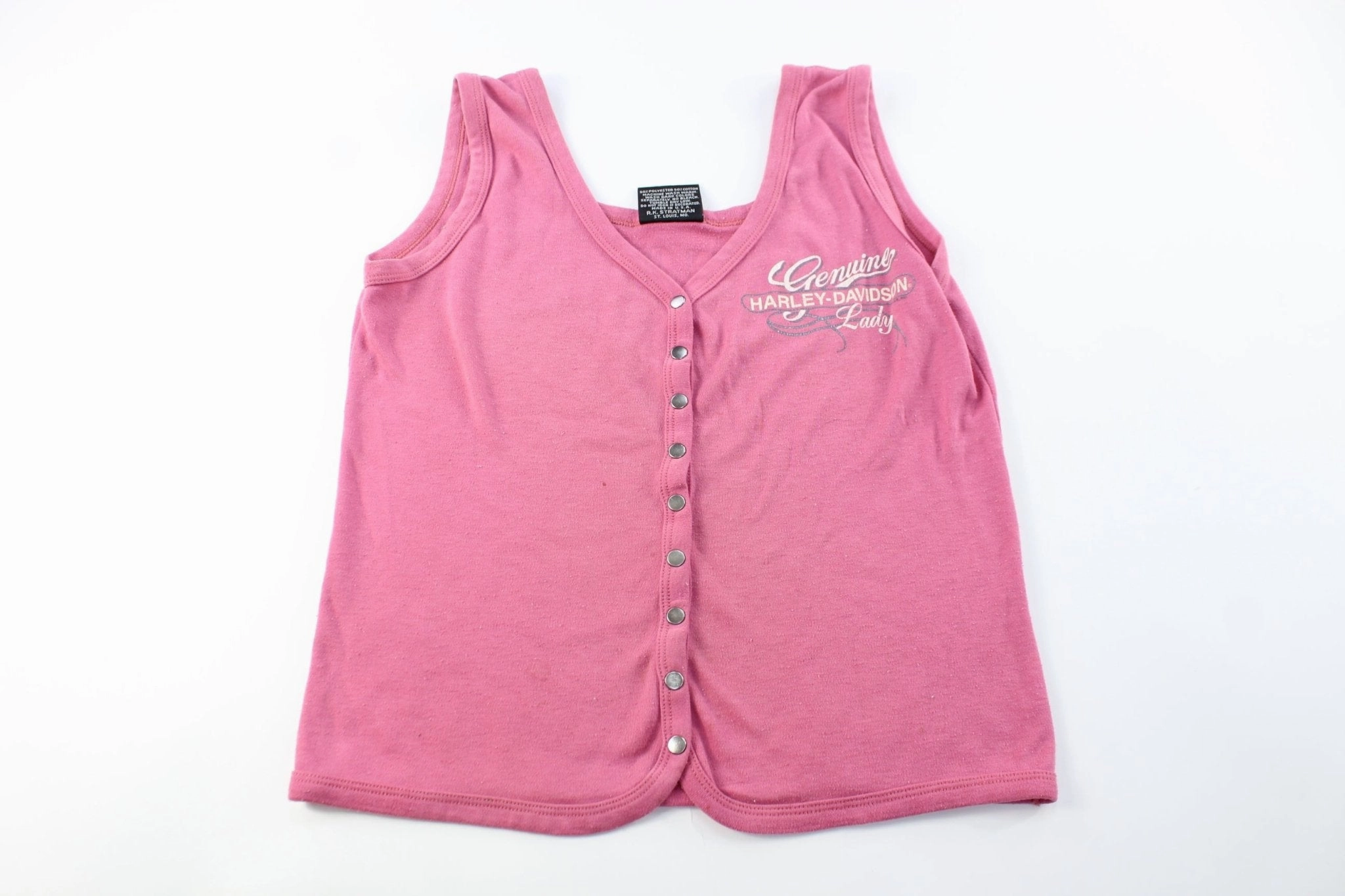 Timeless Design Women's Harley Davidson Motorcycles Pink Tank Top