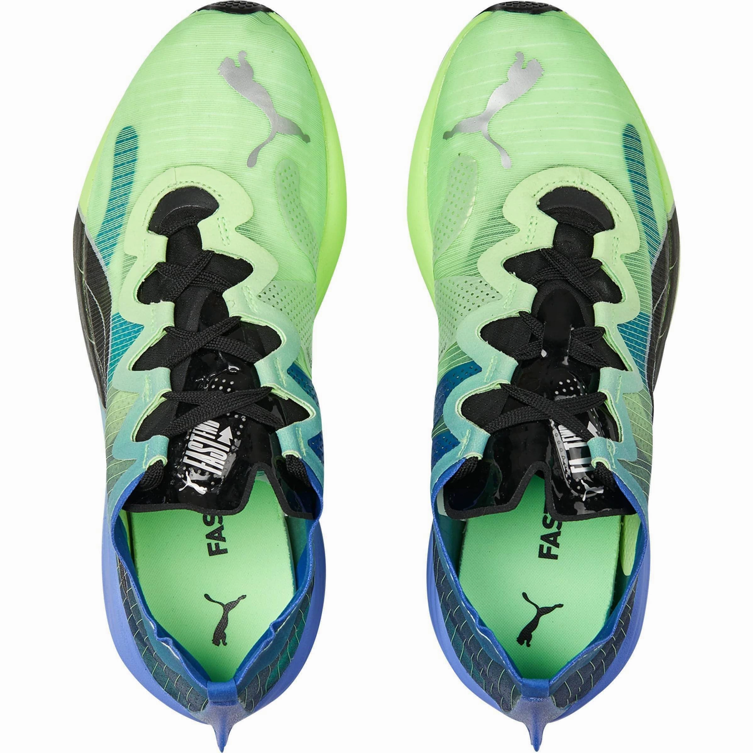 Orthotic Support Carbon Fiber Reinforcement Puma Fast-FWD Nitro Elite Mens Running Shoes - Blue