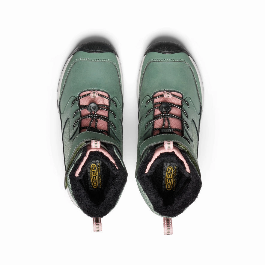 Big Kids' Skua Waterproof Winter Boot  |  Dark Forest/Rose Elegance Comfortable to wear