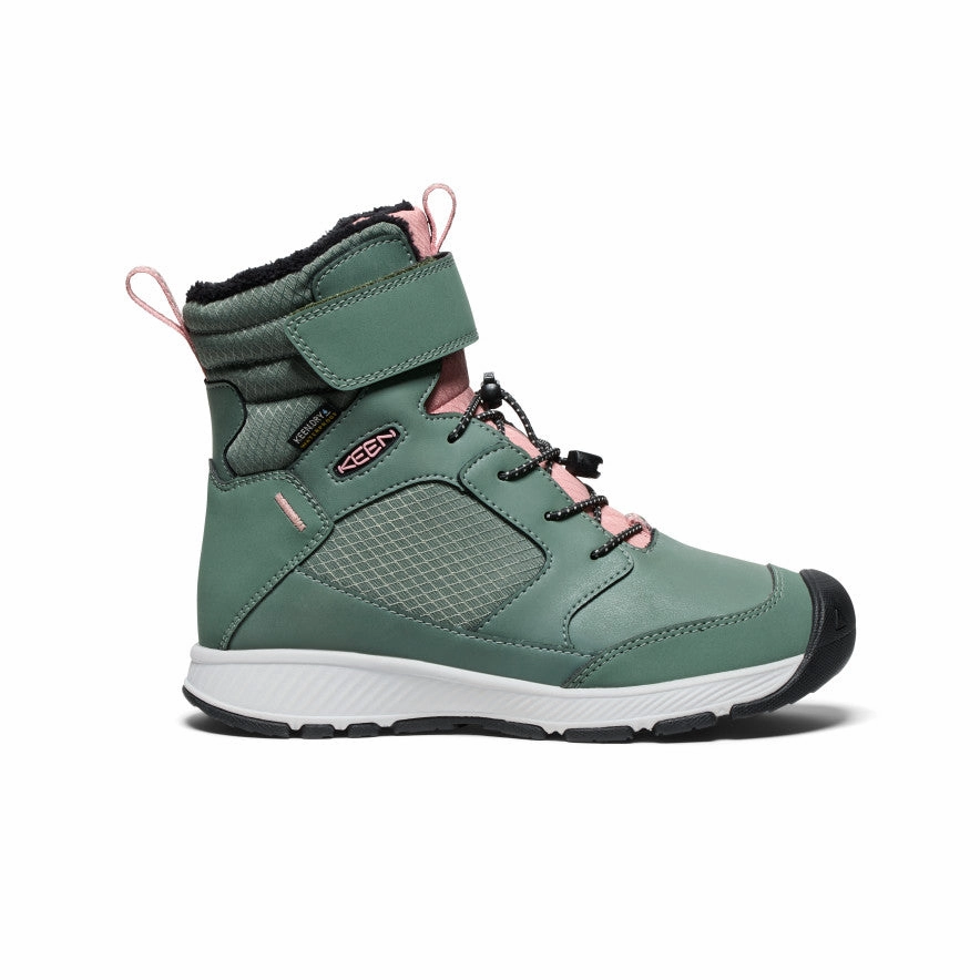 Big Kids' Skua Waterproof Winter Boot  |  Dark Forest/Rose Elegance Running Water Resistant