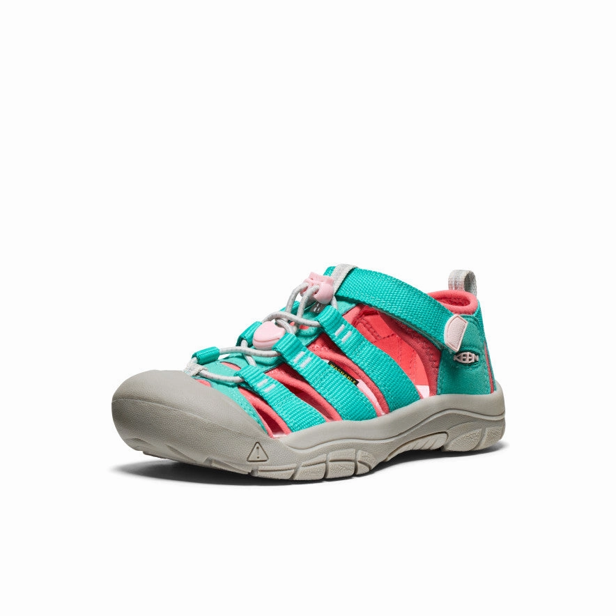 Big Kids' Newport H2  |  Bright Aqua/Giggle Pink Soft Material