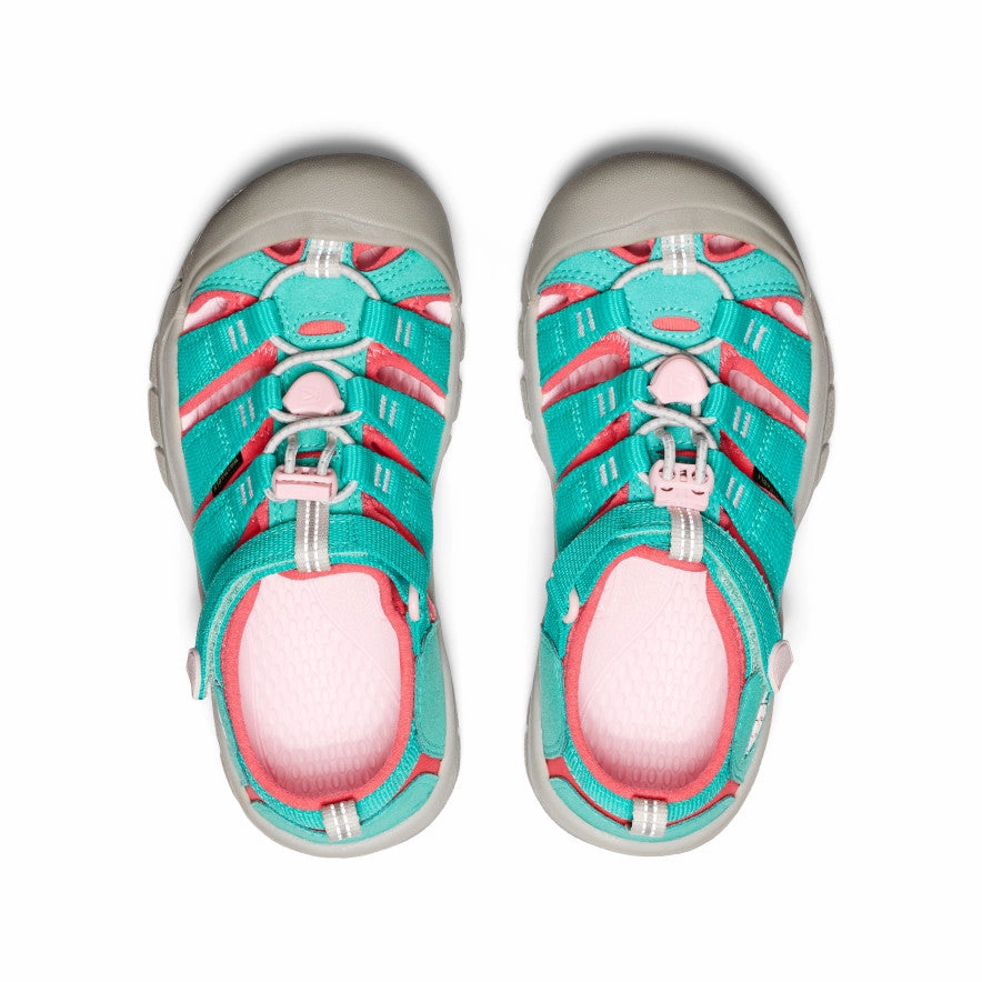 Big Kids' Newport H2  |  Bright Aqua/Giggle Pink Energy return Lightweight Upper