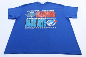 1992 World Series Champions Toronto Blue Jays T-shirt Breathable mesh panel