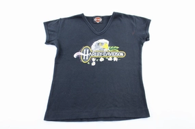 Women's 90's Harley Davidson Motorcycles Westminster, California T-Shirt Climate Control