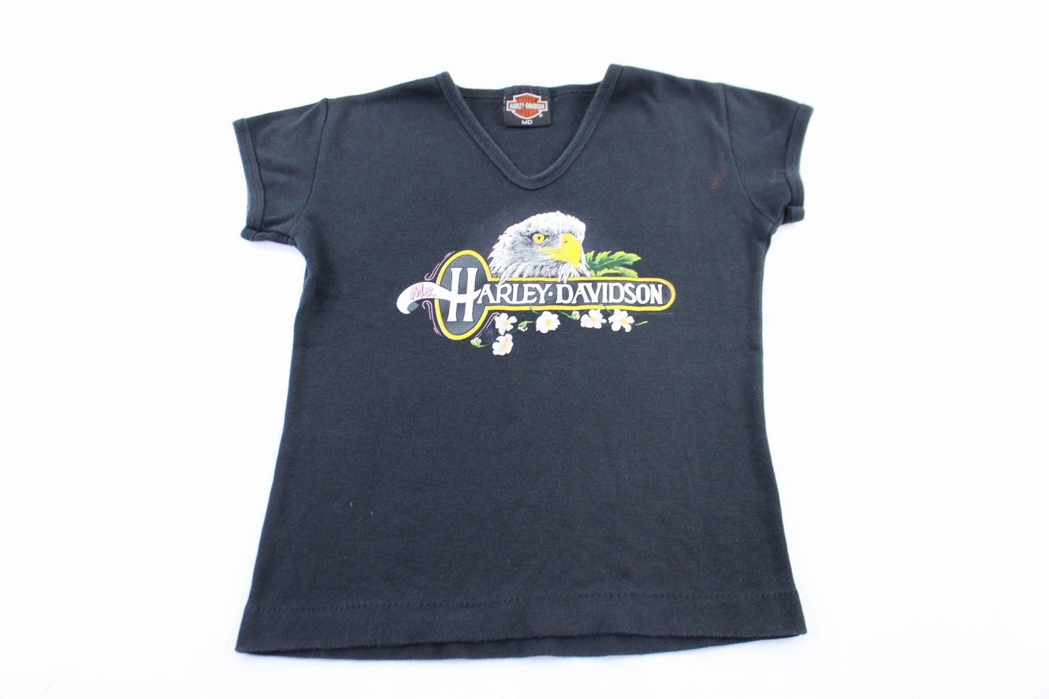 Women's 90's Harley Davidson Motorcycles Westminster, California T-Shirt Climate Control