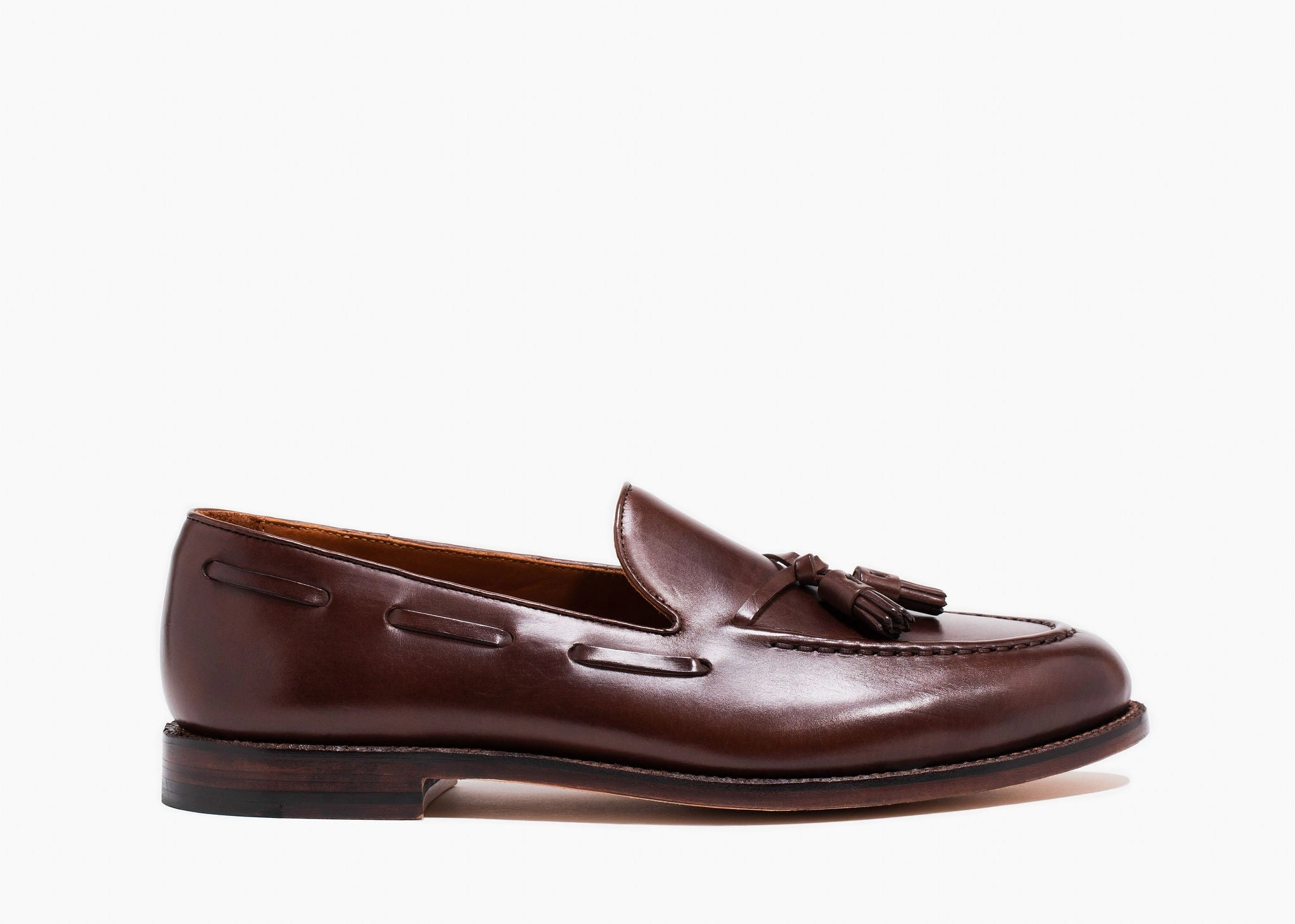 city lights Tassel Loafer Tobacco Calf
