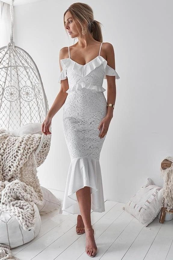 Taylor Dress - White Relax Motion Chill Mode