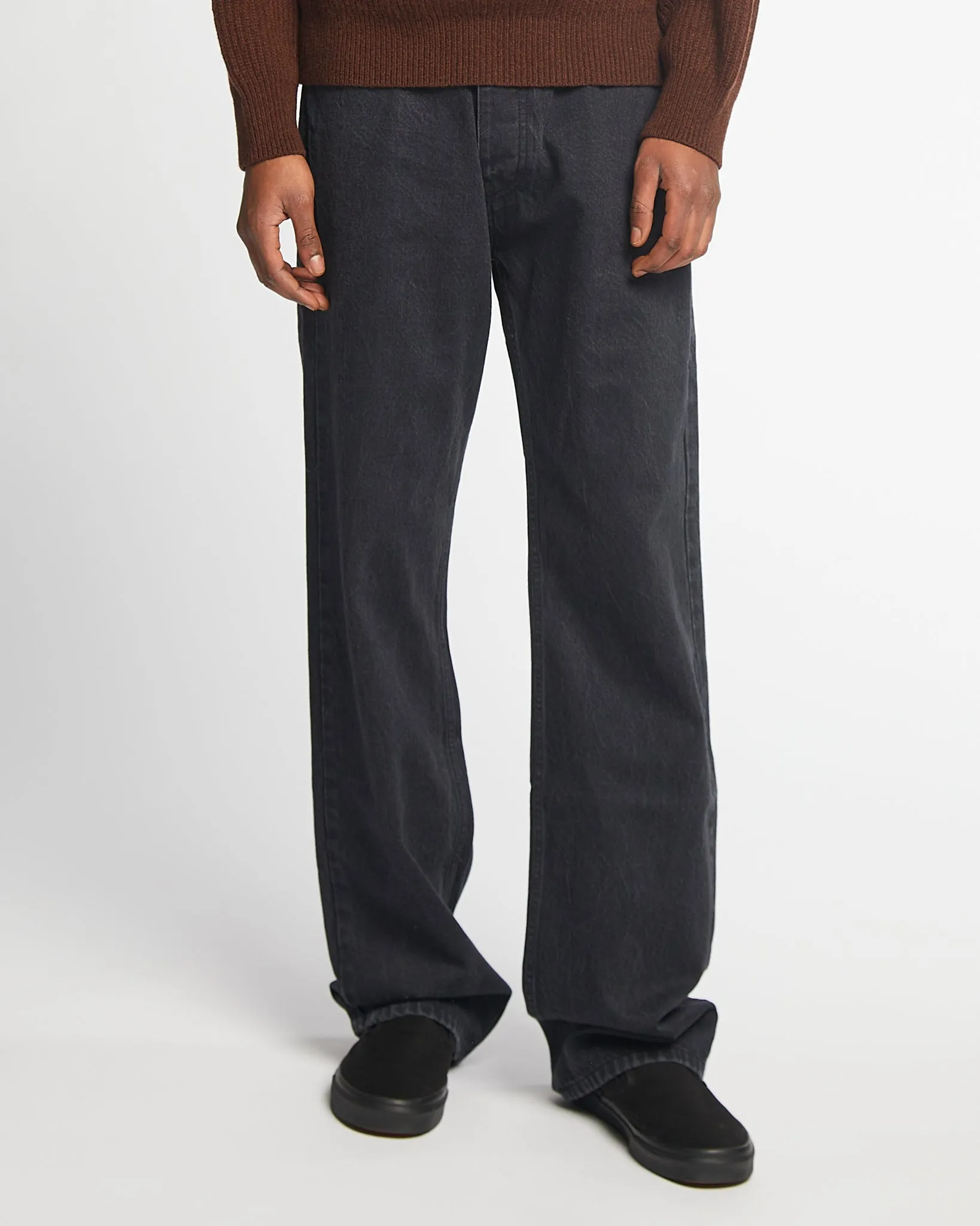 Breathable Comfort Fit Casual Wear D66 Baggy Fit Catch Faded Black