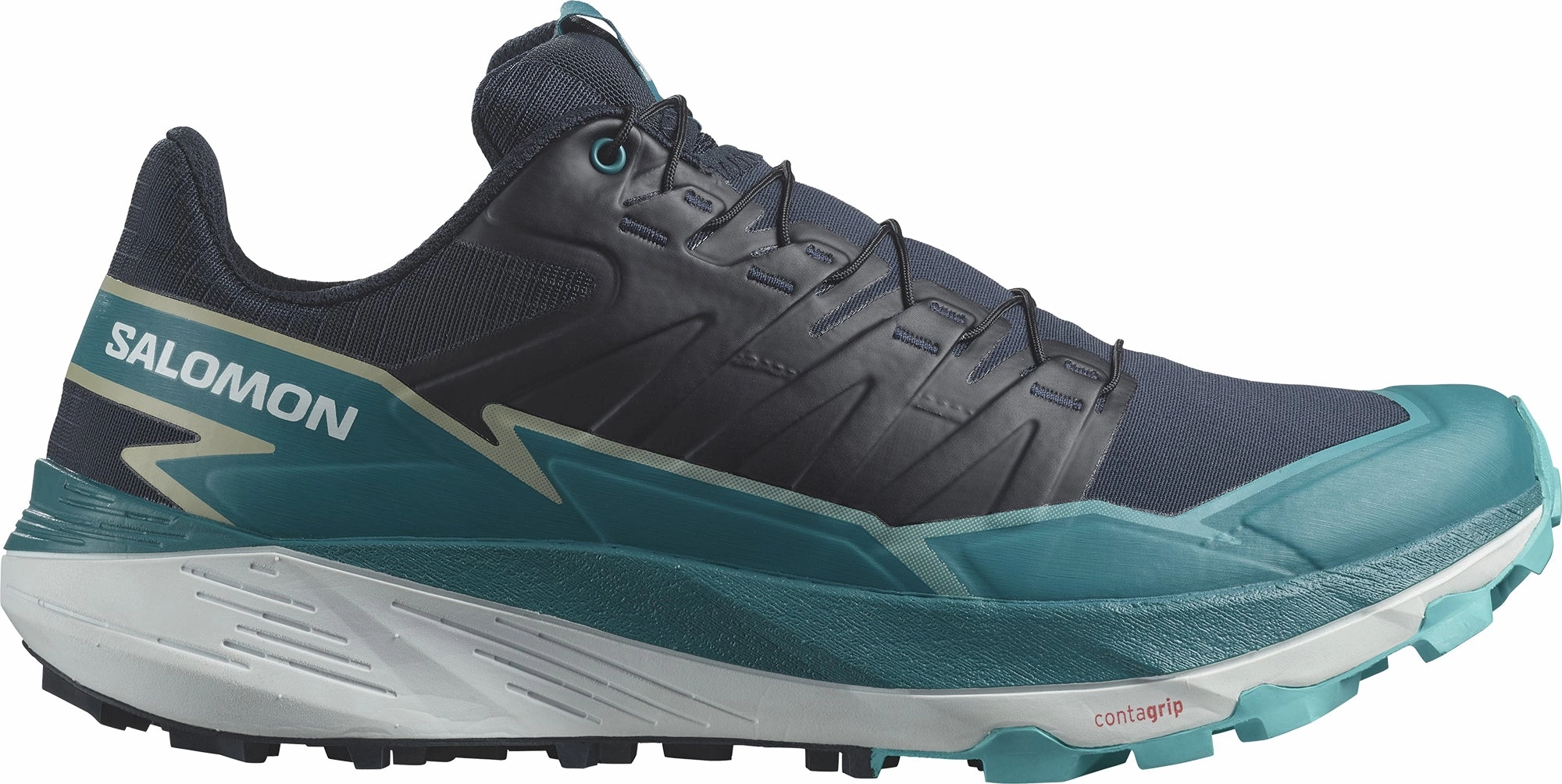 Salomon Thundercross Mens Trail Running Shoes - Blue ergonomic - feature shoes