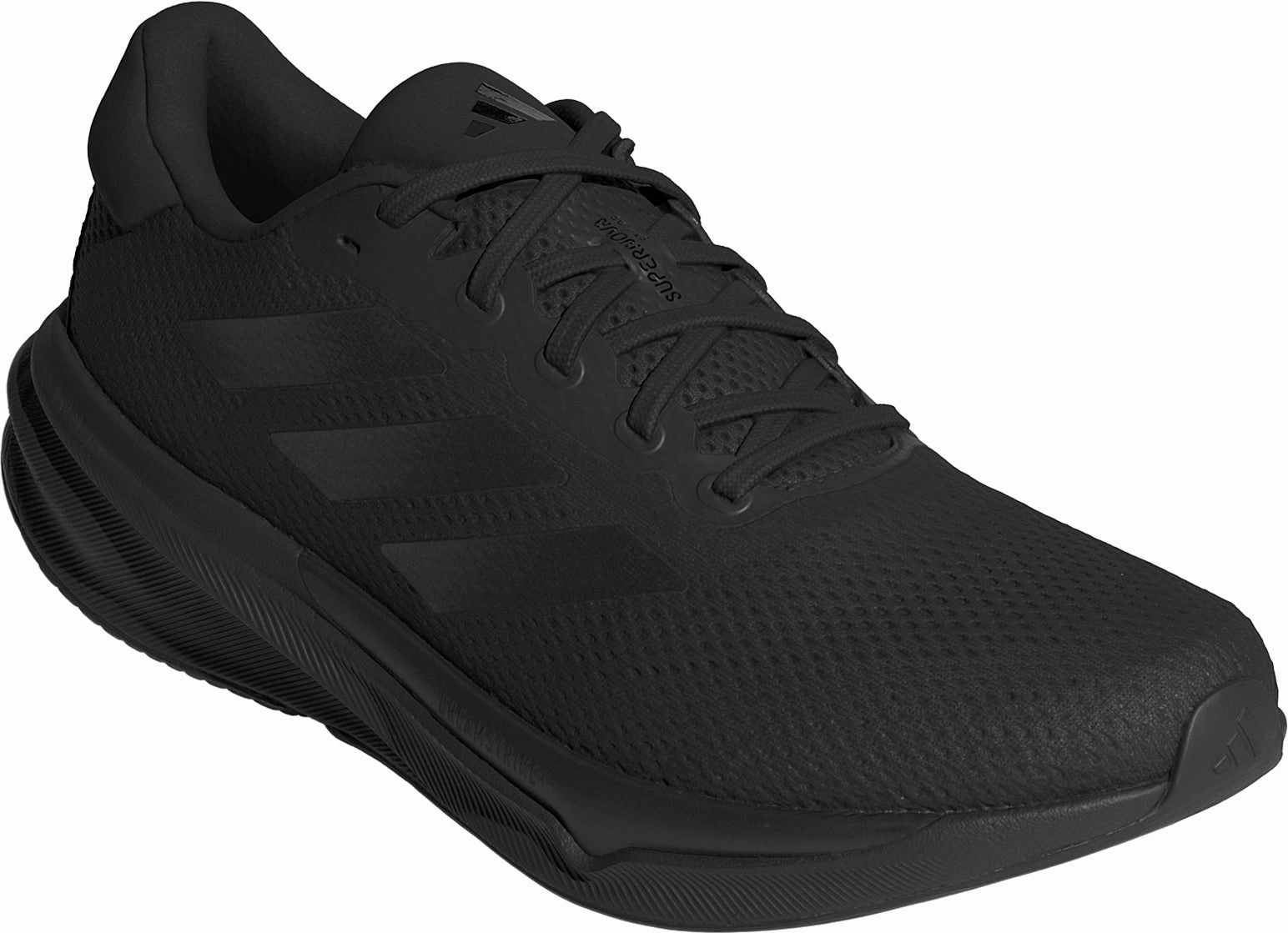 adjustable - lace shoes Impact Dispersing Technology adidas Supernova Stride Mens Running Shoes - Black