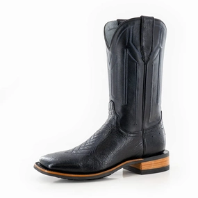 The Colt - Midnight Smooth Ostrich All Weather Rural Traveler Comfortable Heel