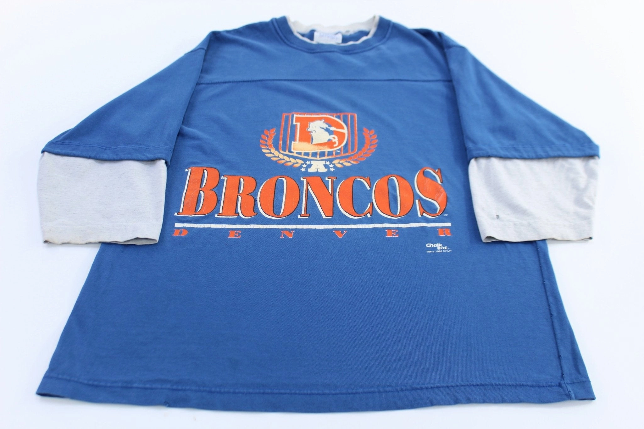 1992 Denver Broncos Football Raglan T-Shirt Regular Fit