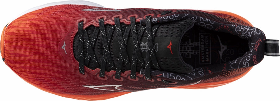 Mizuno Wave Rider 28 Running Shoes - Red for daily use