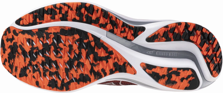 high - mileage shoe endurance running on sand Mizuno Wave Rider 28 Running Shoes - Red