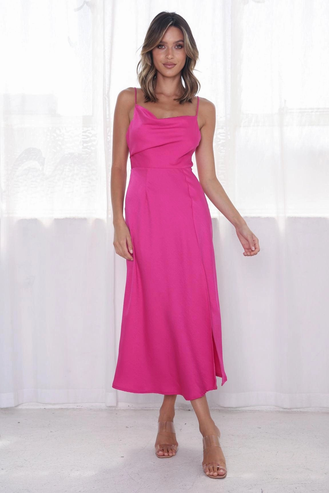 Fashion Option Tiana Dress - Fuchsia
