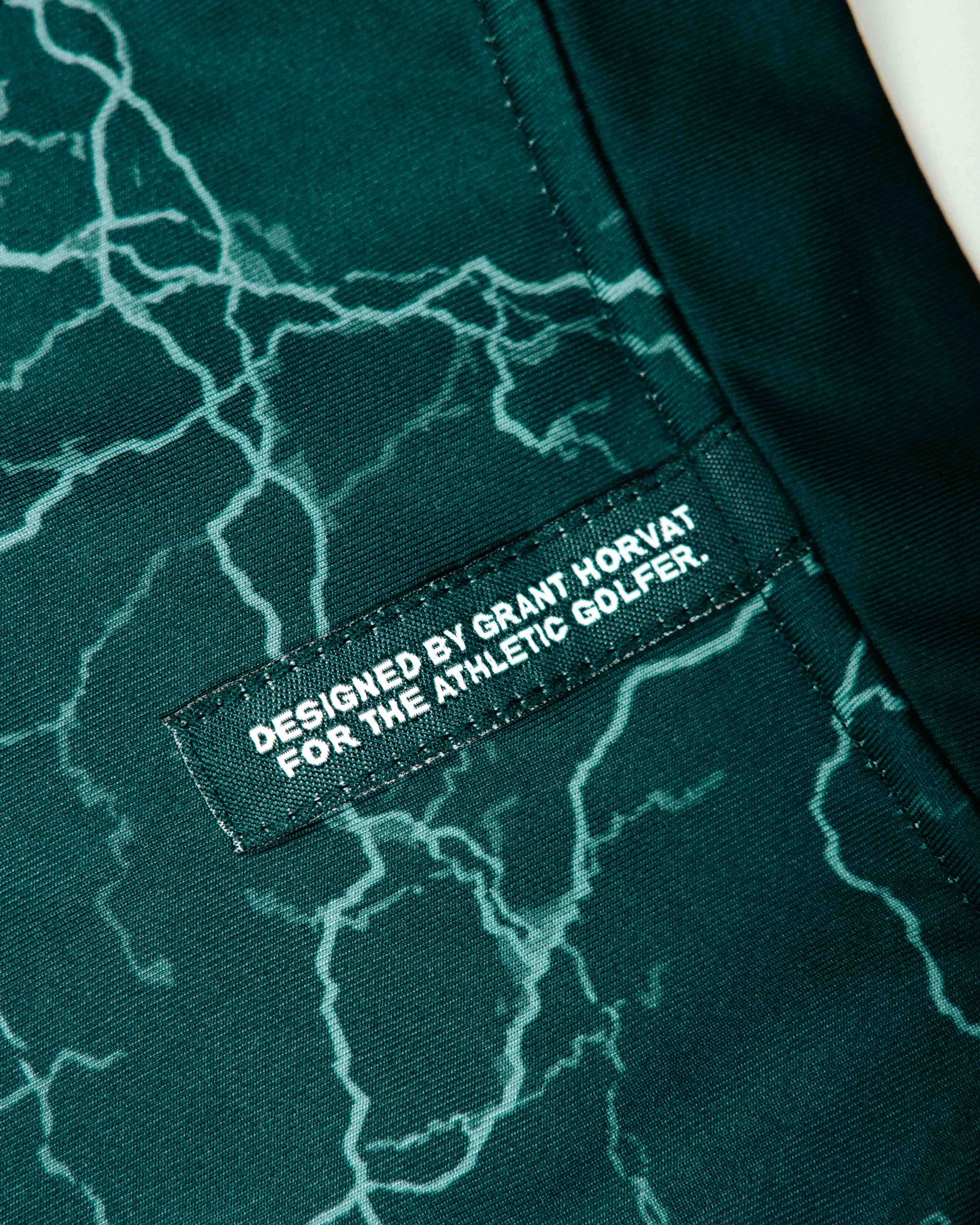 Grant Horvat Green Bolt Classic Polo Breathable Wearable