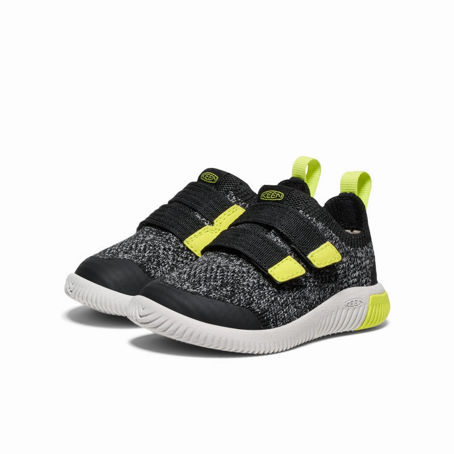 Toddlers' KNX Knit Double Strap  |  Black/Evening Primrose Sneaker Style