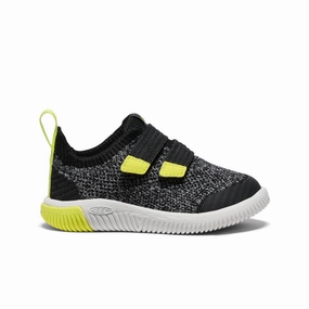 Flexible Sole Design Trail Run Toddlers' KNX Knit Double Strap  |  Black/Evening Primrose