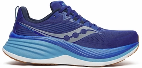 Saucony Hurricane 24 Mens Running Shoes - Blue Water Resistant Fabric