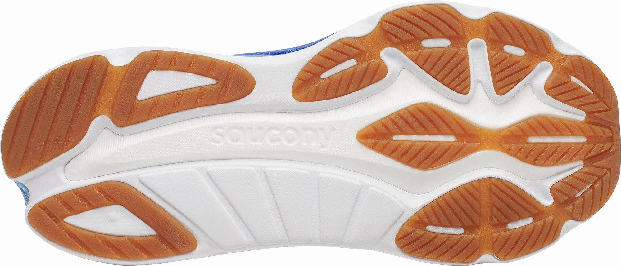 Wide Toe Box Options Breathable Layer Saucony Hurricane 24 Mens Running Shoes - Blue