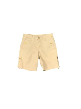 Tory Burch Shorts Khaki 27/4=S Vibe Shot Rolled Hem
