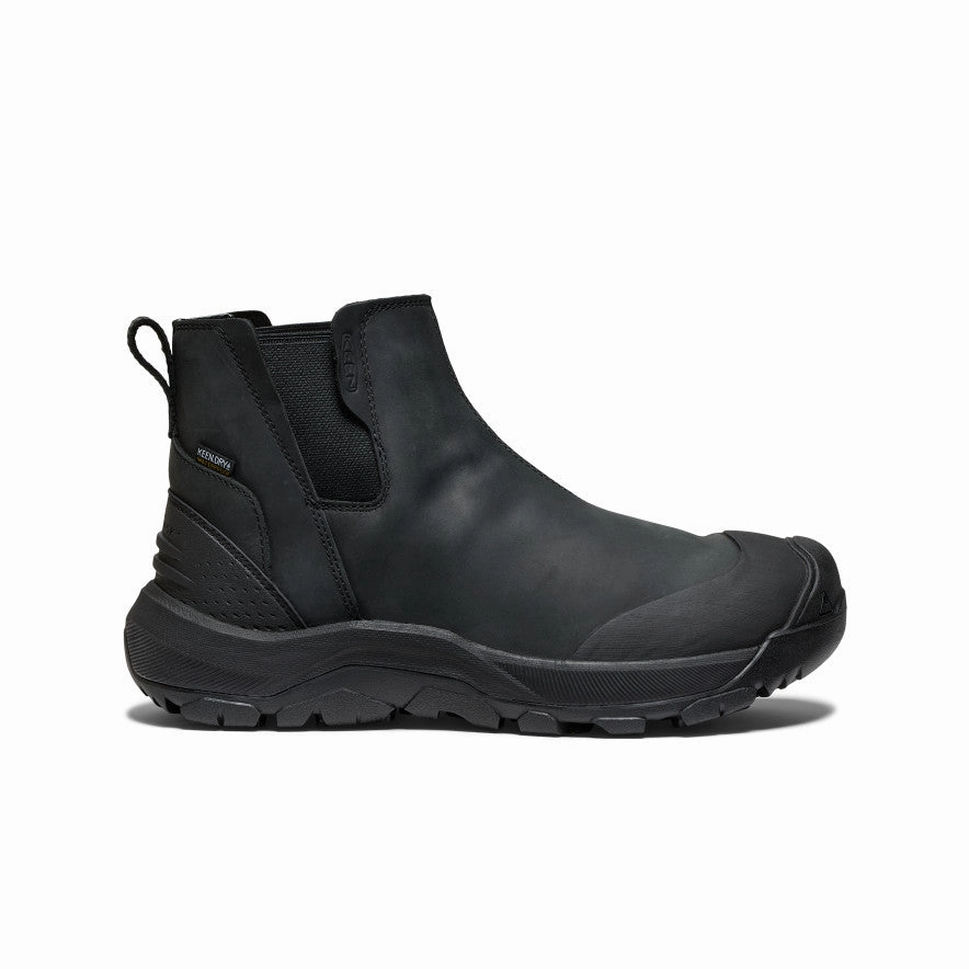 Traction Fitness Men's Revel IV Waterproof Chelsea  |  Black/Black