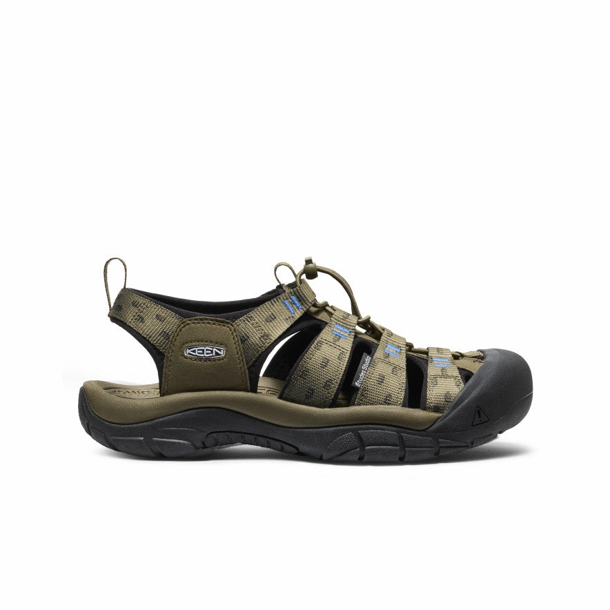 Men's Newport Retro Sandal x ??tudes Studio  |  Etudes Olive Anti blister