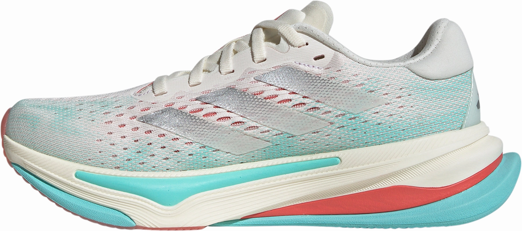 adidas Supernova Prima Womens Running Shoes - White toe - roomy shoes storage - friendly