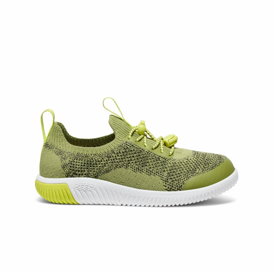 Camp Step Little Kids' KNX Knit Sneaker  |  Iguana/Evening Primrose