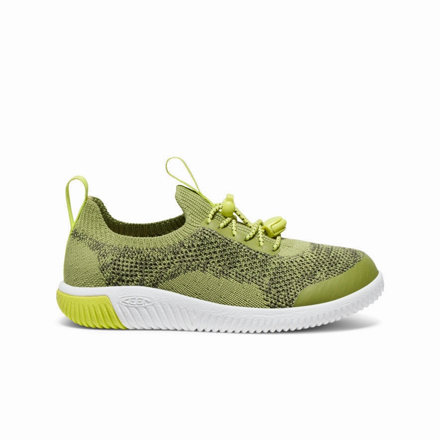 Little Kids' KNX Knit Sneaker  |  Iguana/Evening Primrose Daily Explorer Smooth Upper