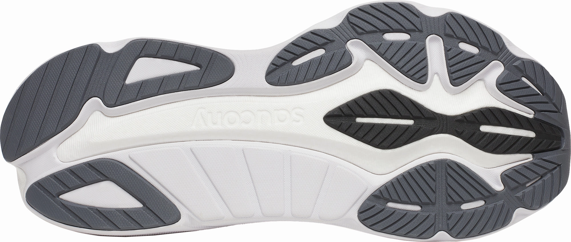 sockliner men's athletic shoes Saucony Hurricane 24 Mens Running Shoes - Black