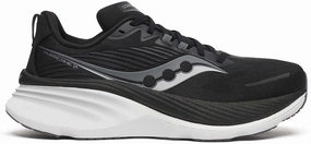 Saucony Hurricane 24 Mens Running Shoes - Black All Day Comfort Engineering sustainable - feature shoes
