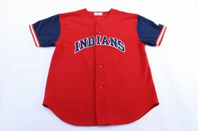 Vintage Cleveland Indians Embroidered #56 Delrosario Starter Baseball Jersey Effortless Fit Sleek Comfort